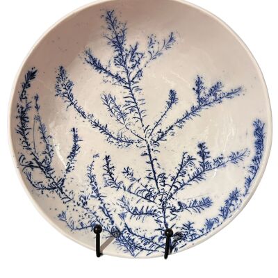 Cobalt Blue Fynbos Ceramic Plate