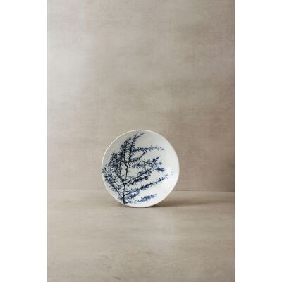 Kobaltblauer Fynbos-Keramikteller - Nr. 4