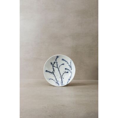 Kobaltblauer Fynbos-Keramikteller - Nr. 5