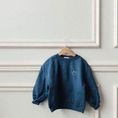 Pull Enfant I bleu poussiéreux