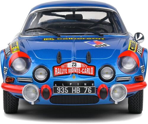 SOLIDO - Alpine 1600S Bleue Rallye Monte-Carlo 1972 - Échelle 1/18ème