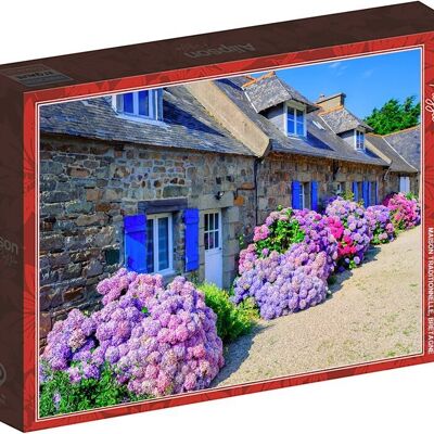 ALIZE GROUP - Puzzle 1000 pièces Maison Traditionnelle, Bretagne