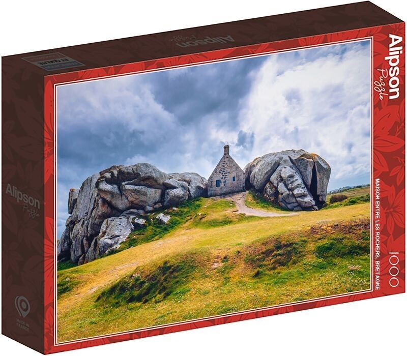 ALIZE GRUPPO - Puzzle da 1000 pezzi Casa tra le rocce, Bretagna