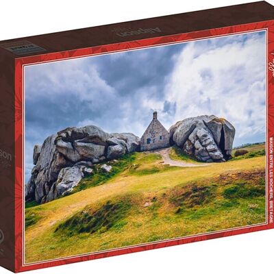 ALIZE GRUPPO - Puzzle da 1000 pezzi Casa tra le rocce, Bretagna
