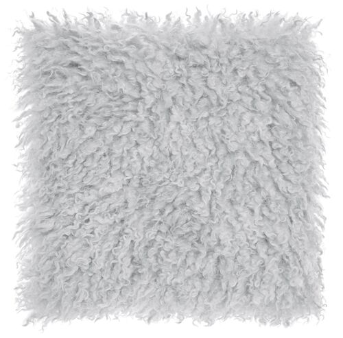 Wooly spring cushion - Silver