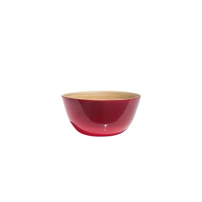 IBILI - Natural Cherry Glossy Bamboo Bowl 15x7.5 cm for Dry Food - Elegance and Sustainability on your Table