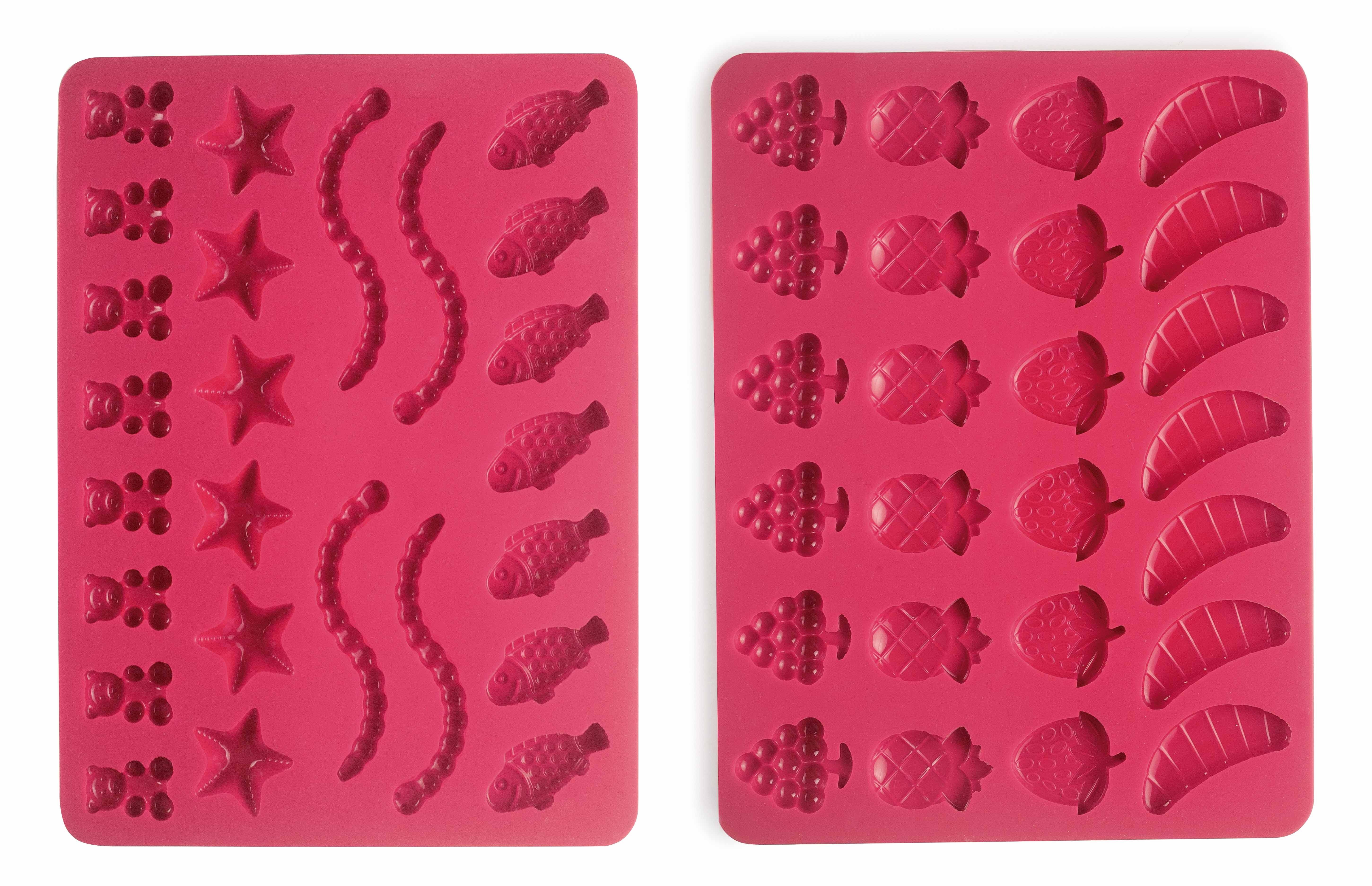 SET 2 MOLDES GOMINOLAS - IBILI