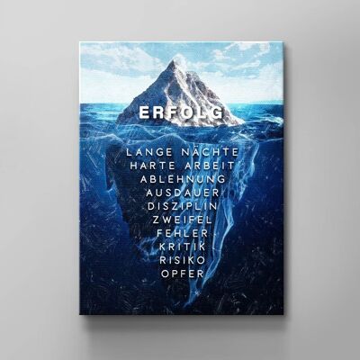 Iceberg of Success - Allemand - 80 X 60 CM - Sans cadre