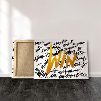 Win - 80 X 60 CM - Sans cadre - Sans suspension 9