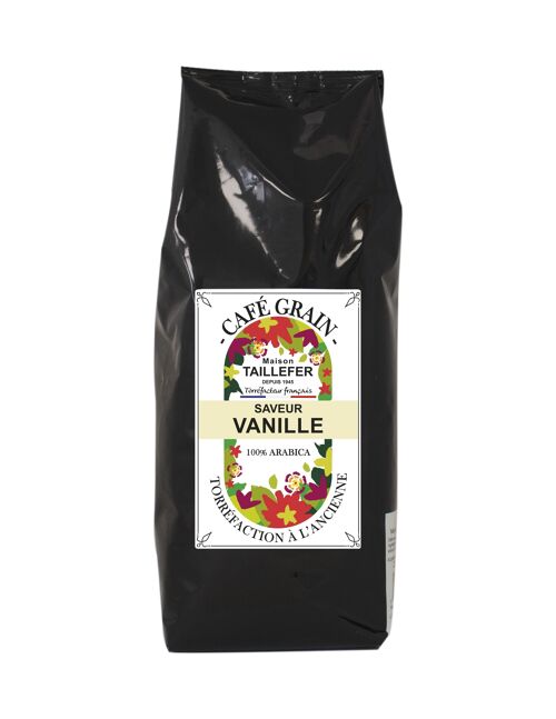 Café saveur vanille 900g grains