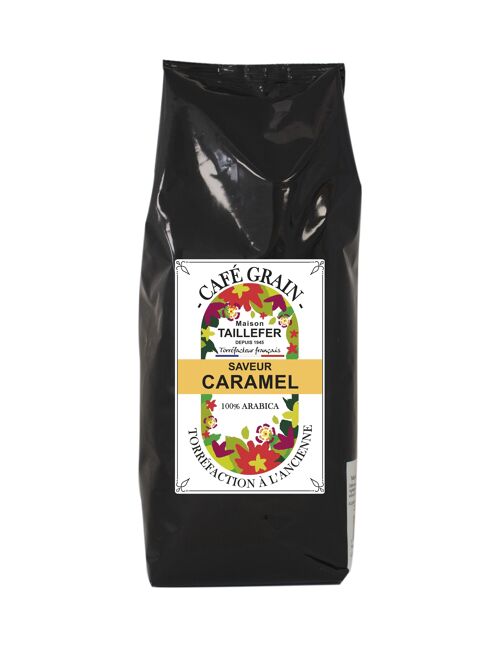 Café saveur caramel 900g grains