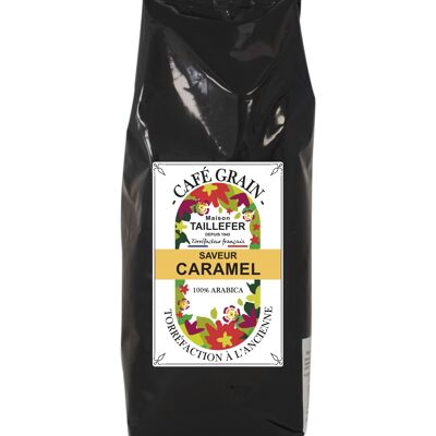 Café saveur caramel 900g grains