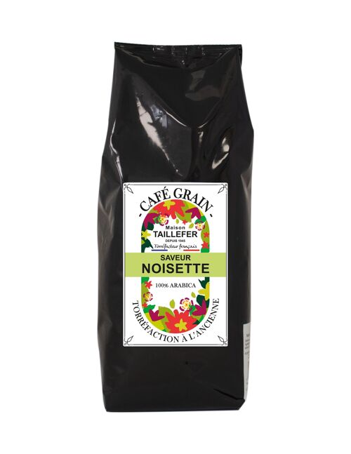 Café saveur noisette 900g grains