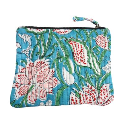 Printed cotton pouch N°29
