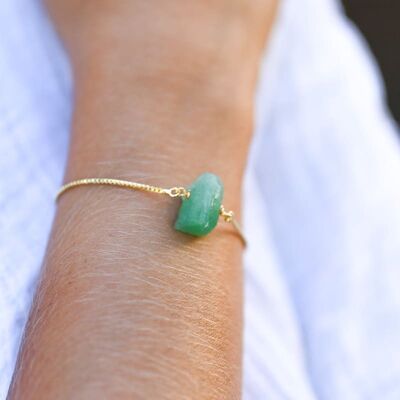 Bracelet en Aventurine brute