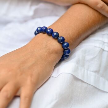 Bracelet Lapis-lazuli 10mm 2