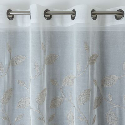 BELLERIVE - Eyelet panel - 140 x 260 cm - 100% pes