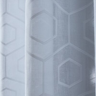 TOKIO - Cuello blanco - Panel con ojales - 200 x 260 cm - 100% pes