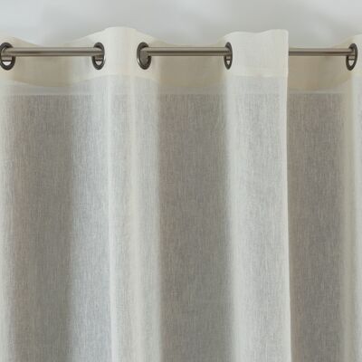 LINO - Natural Collar - Eyelet panel - 200 x 260 cm - 75% pes 25% linen