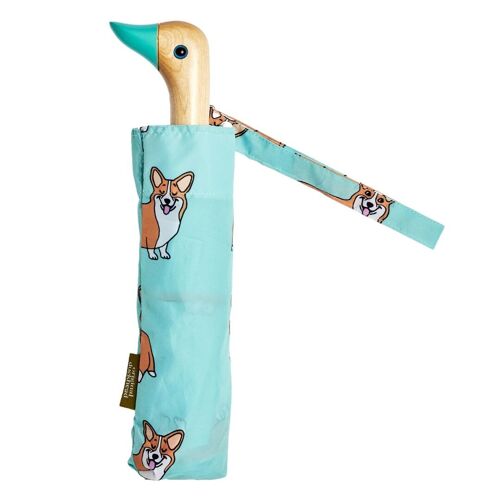 NEW Umbrella - Coucou Suzette Corgi Dog Mint Eco-Friendly Duck Umbrella