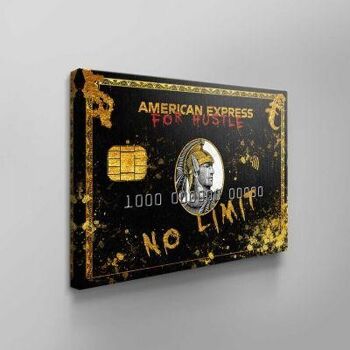 American Express Hustler - 80 X 60 CM - Sans cadre - Sans suspension 5