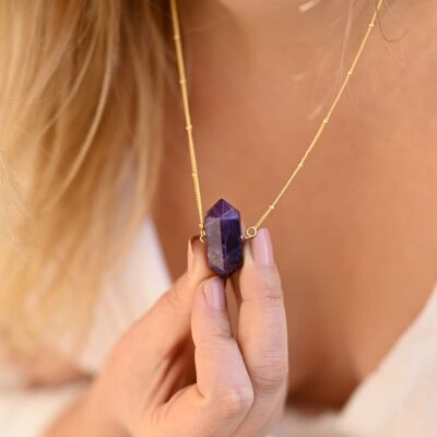 Amethyst „Kristall“-Halskette