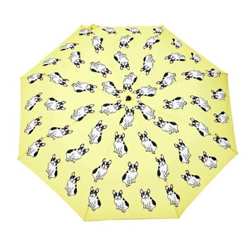 INEDIT ! Coucou Suzette - Parapluie Écologique Jaune Bouledogue Français 2