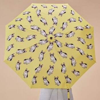 INEDIT ! Coucou Suzette - Parapluie Écologique Jaune Bouledogue Français 5