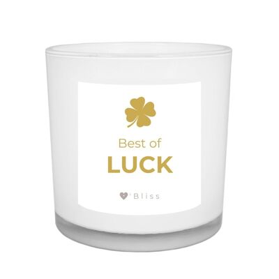 Geurkaars O'Bliss quote - Best of Luck - gold collection