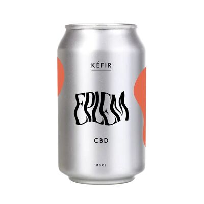 Kéfir CBD ecológico en lata de 33 cl