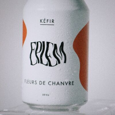Kéfir de flor de cáñamo orgánico (ex CBD) en lata de 33 cl ESPECIAL DE VERANO