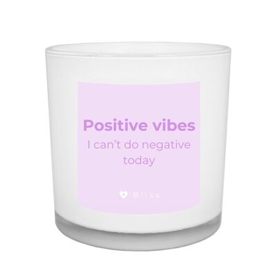 Geurkaars O'Bliss quote - positive vibes - grow collection