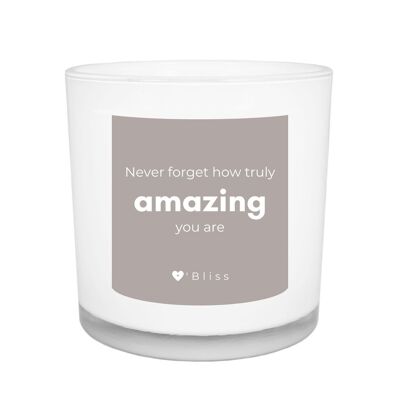 Geurkaars O'Bliss quote - Amazing - thank you collection