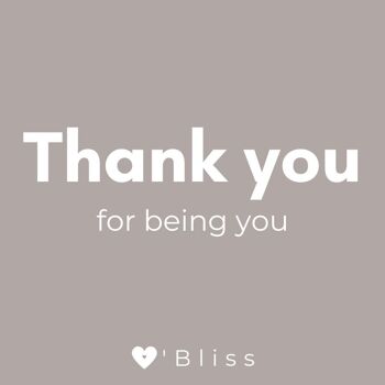 Citation de Geurkaars O'Bliss - Merci d'être vous - collection merci 2