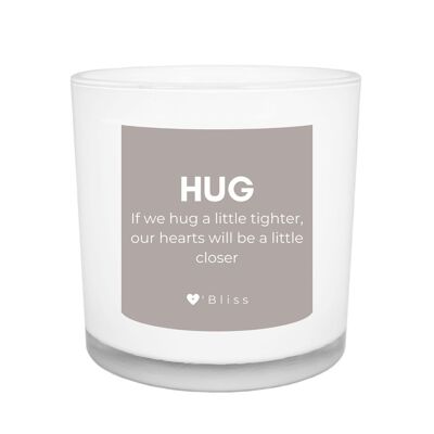 Geurkaars O'Bliss quote - Hug tighter - a little hug collection