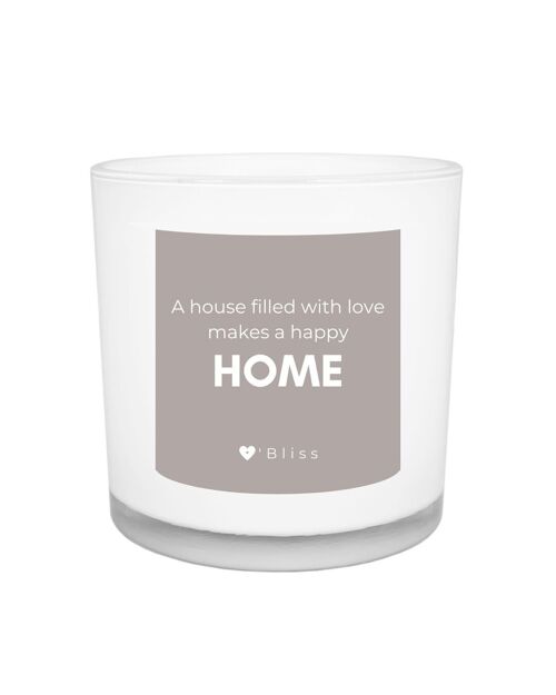 Geurkaars O'Bliss quote - Home - blissfull moments - housewarming gift