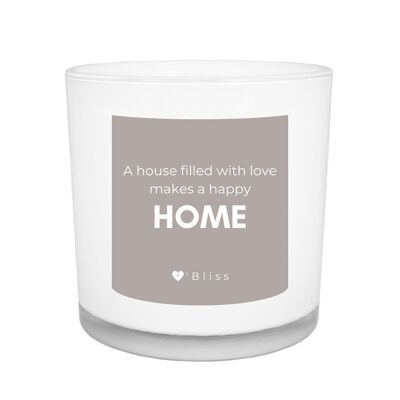 Geurkaars O'Bliss quote - Home - blissfull moments - housewarming gift