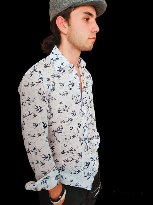 ICARO VERY LIGHTWEIGHT, SUPER THIN AND BREATHABLE QUALITY COTTON SHIRT