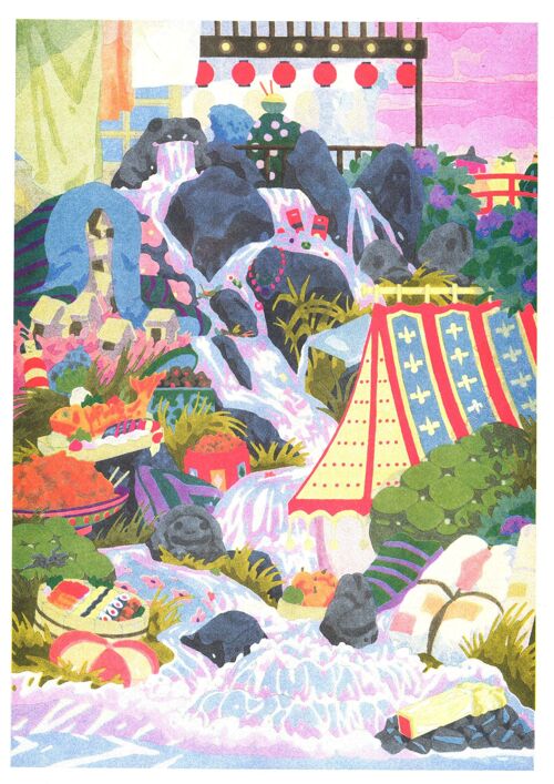 Affiche / Poster - Miyazaki -  Le Voyage de Chihiro - Camille Gobourg