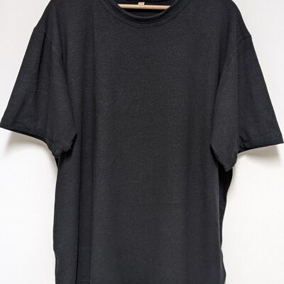 Camiseta unisex extragrande Boxy de cáñamo y bambú