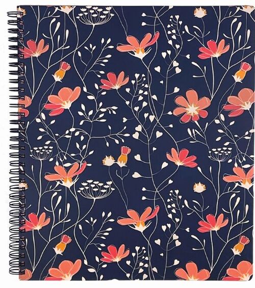 Large Notebook, Floral Vines
