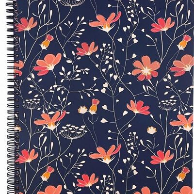 Large Notebook, Floral Vines