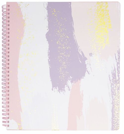 Large Notebook, Pastel Brush Strokes