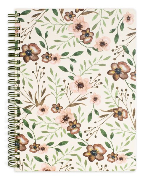 Mini Notebook, Woodland Floral