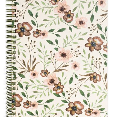 Mini Notebook, Woodland Floral