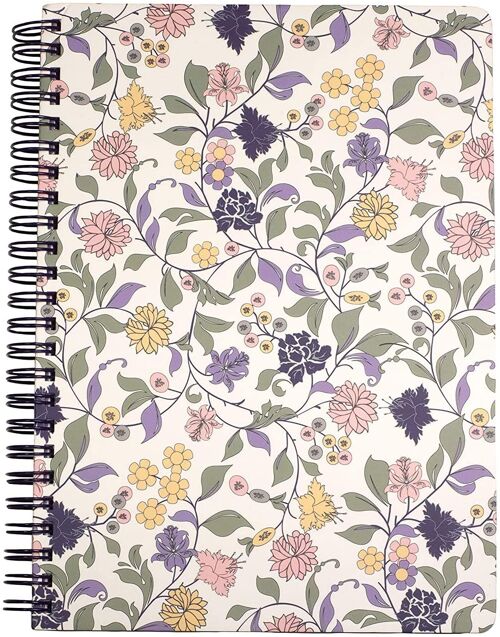 Mini Notebook, Purple Vine