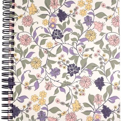 Mini Notebook, Purple Vine