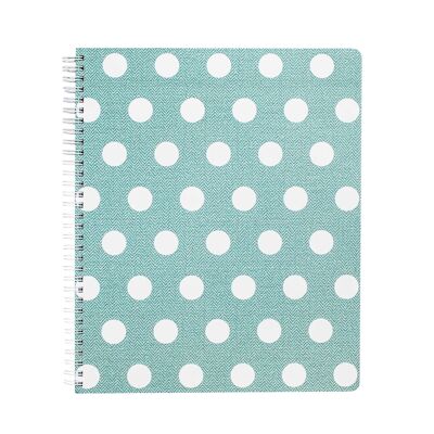 Large Notebook, Textured Large Dots
