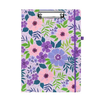Clipboard Folio, Lilac Floral