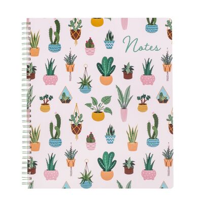 Large Notebook, Succulents